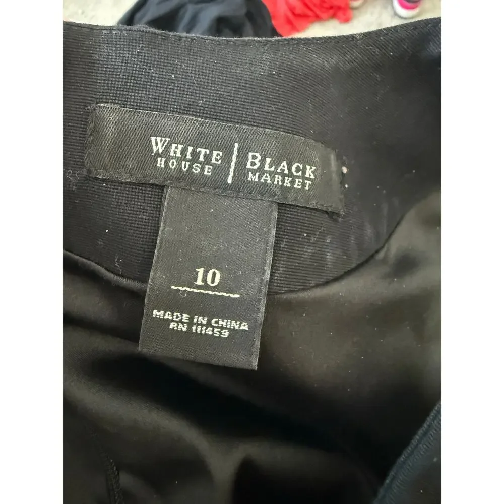 White House Black Market Dress With Pockets Size 10 - Picture 4 of 6